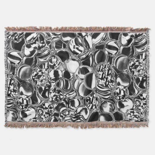 Silver bubbles with glass or metal tone deken (Voorkant)