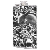 Silver bubbles with glass or metal tone heupfles (Links)