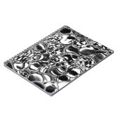 Silver bubbles with glass or metal tone notitieboek (Linkerzijde)