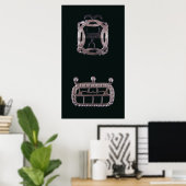 Silver buckles, Engels, eind 18e eeuw Poster (Thuiskantoor)