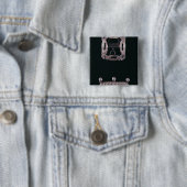 Silver buckles, Engels, eind 18e eeuw Vierkante Button 5,1 Cm (In situ)