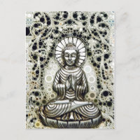 Silver Buddha Briefkaart