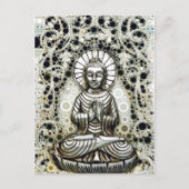 Silver Buddha Briefkaart (Voorkant)