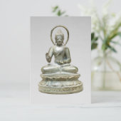 Silver Buddha Fine Art Fotografie Bedankkaart (Staand voorkant)