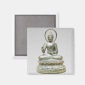 Silver Buddha Fine Art Fotografie Magneet (Voorkant / Achterkant)