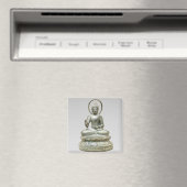 Silver Buddha Fine Art Fotografie Magneet (Insitu (Vaatwasser))