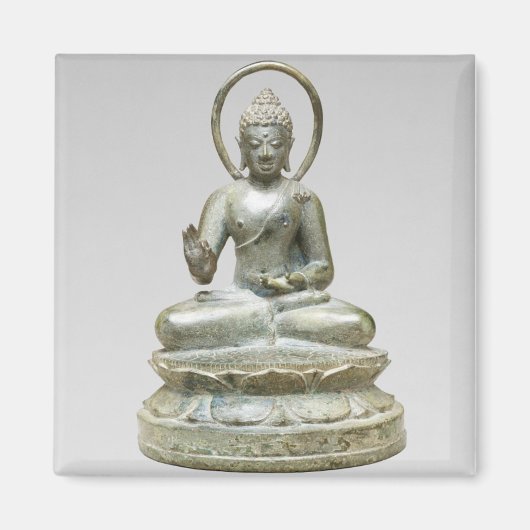Silver Buddha Fine Art Fotografie Magneet (Voorkant)