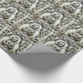 Silver Buddha Gift Wrap Cadeaupapier (Hoek)