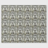 Silver Buddha Gift Wrap Cadeaupapier (Vlak)