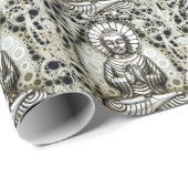 Silver Buddha Gift Wrap Cadeaupapier (Rol Hoek)
