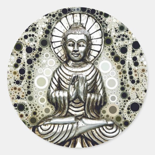 Silver Buddha Stickers (Voorkant)