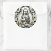 Silver Buddha Stickers (Tas)