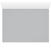 Silver Buffet Menu Tent/Table Card (Binnen Horizontaal (Onder))