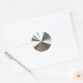 Silver Burst Ronde Sticker (Envelop)