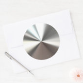 Silver Burst-Stickers Ronde Sticker (Envelop)