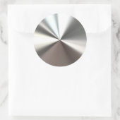 Silver Burst-Stickers Ronde Sticker (Tas)