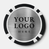 Silver Business 25th Anniversary Poker Chips (Achterkant)