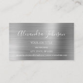 Silver Business Folie Loyalty Punch (Achterkant)