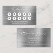 Silver Business Folie Loyalty Punch (Voorkant / Achterkant)