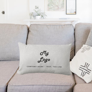 Silver Business logo Buitenkussen