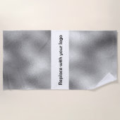 Silver Business logo Strandlaken (Voorkant)