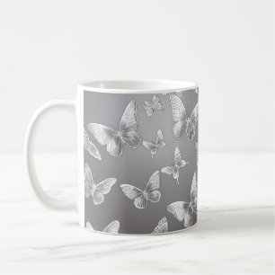 Silver Butterflies Wildlife Lovers Koffiemok
