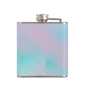 Silver Caduceus Medical Symbool Moeder Pearl Heupfles (Achterkant)