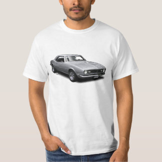 Silver Camaro op White T-Shirt