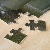 SILVER CAMPER TRAILER JIGSAW PUZZLE LEGPUZZEL (Zijkant)