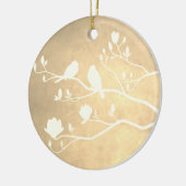 Silver Candelabra (goud) - Keramisch Ornament (Links)