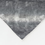 Silver Capricorn Zodiac Symbol Steel Style Fleece Deken (Hoek)