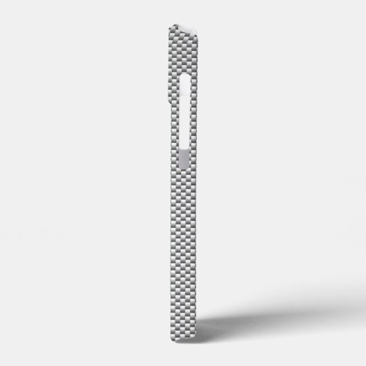 Silver Carbon Style Decors Case-Mate iPhone Case (Achterkant / Links)