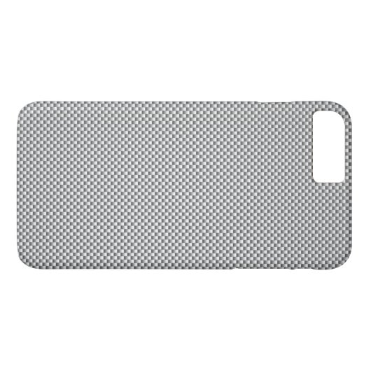 Silver Carbon Style Decors Case-Mate iPhone Case (Achterkant (Horizontaal))