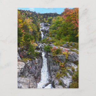 Silver Cascade in de herfst, New Hampshire Briefkaart