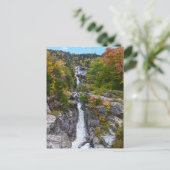 Silver Cascade in de herfst, New Hampshire Briefkaart (Staand voorkant)