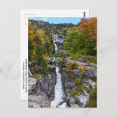 Silver Cascade in de herfst, New Hampshire Briefkaart (Voorkant / Achterkant)