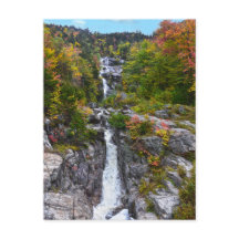 Silver Cascade in de herfst, New Hampshire
