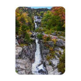Silver Cascade in de herfst, New Hampshire Magneet