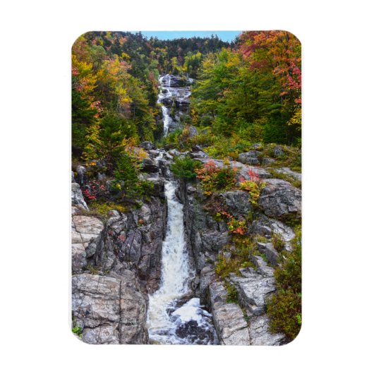Silver Cascade in de herfst, New Hampshire Magneet (Verticaal)