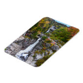 Silver Cascade in de herfst, New Hampshire Magneet (Linkerzijde)