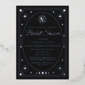 Silver Celestial Black Tarot Kaart Vrijgezellenfee (Voorkant)