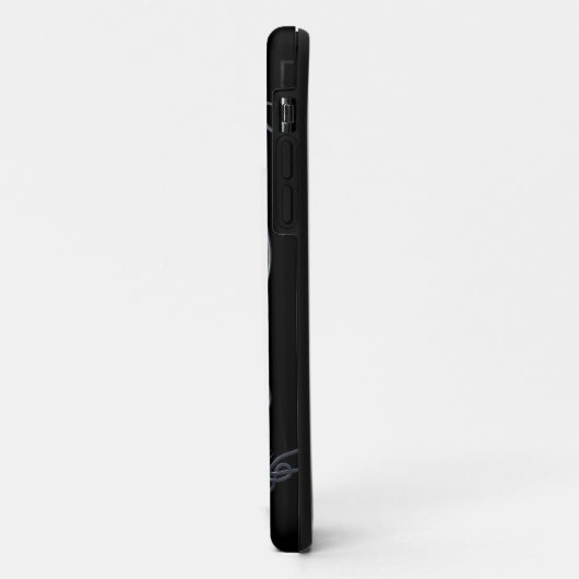 Silver Celtic Dragon Case-Mate iPhone Case (Achterkant/links)