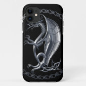 Silver Celtic Dragon Case-Mate iPhone Case (Achterkant)