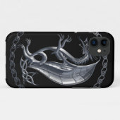 Silver Celtic Dragon Case-Mate iPhone Case (Achterkant (horizontaal))