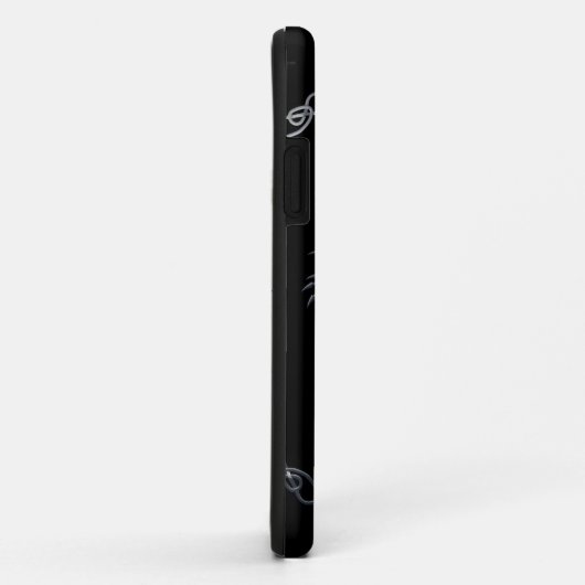 Silver Celtic Dragon Case-Mate iPhone Case (Achterkant/rechts)