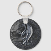 Silver Celtic Dragon Sleutelhanger (Voorkant)