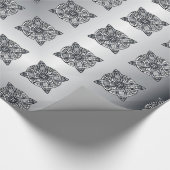 Silver Celtic Knot Cadeaupapier (Hoek)