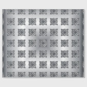 Silver Celtic Knot Cadeaupapier (Vlak)