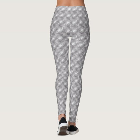 Silver Celtic Pattern Leggings (Achterkant)