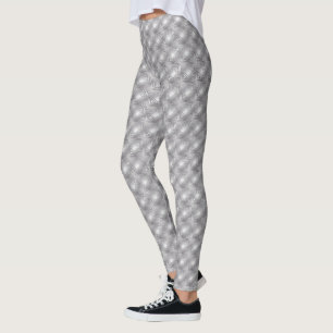 Silver Celtic Pattern Leggings